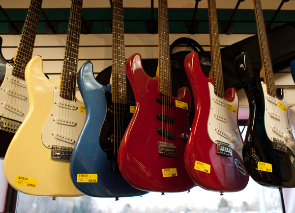 Guitars at Crown Pawn